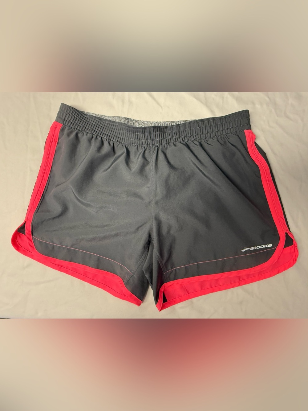 Brooks Women's Black and Pink Running Shorts